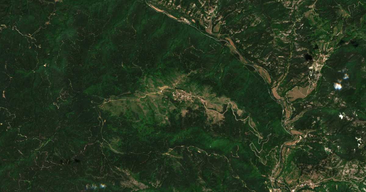 Mapa por satélite de Obidim