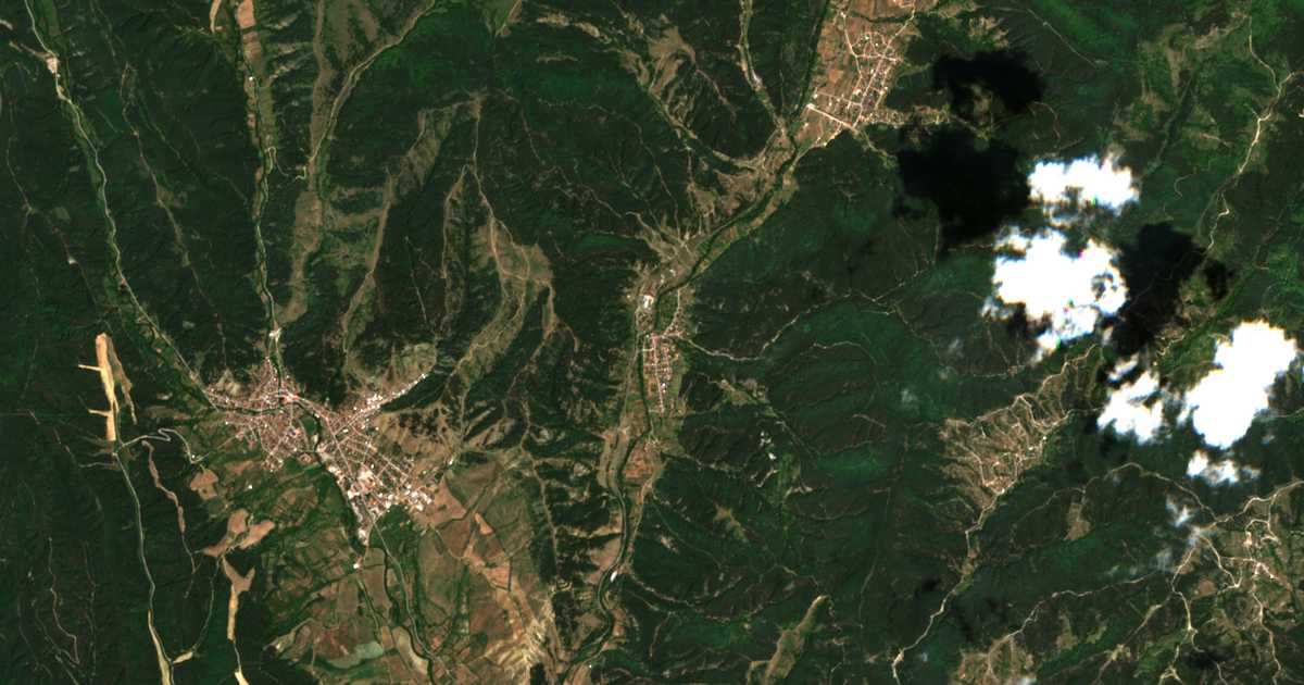 Mapa por satélite de Dagonovo