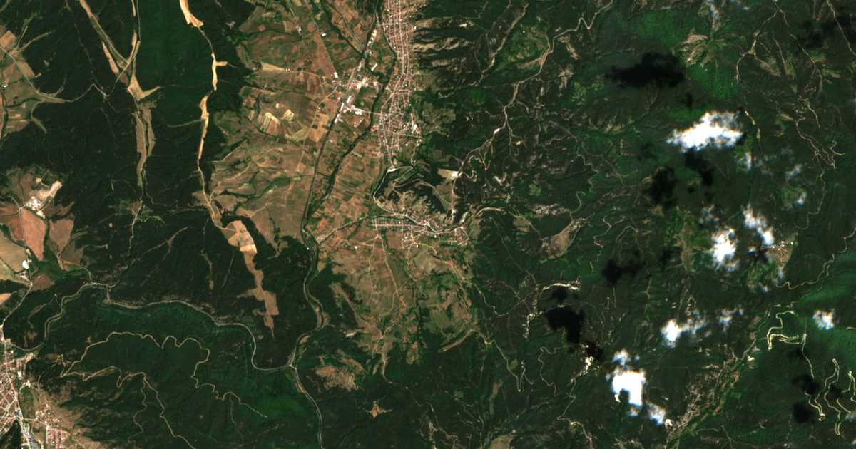 Mapa por satélite de Gorno Kraište