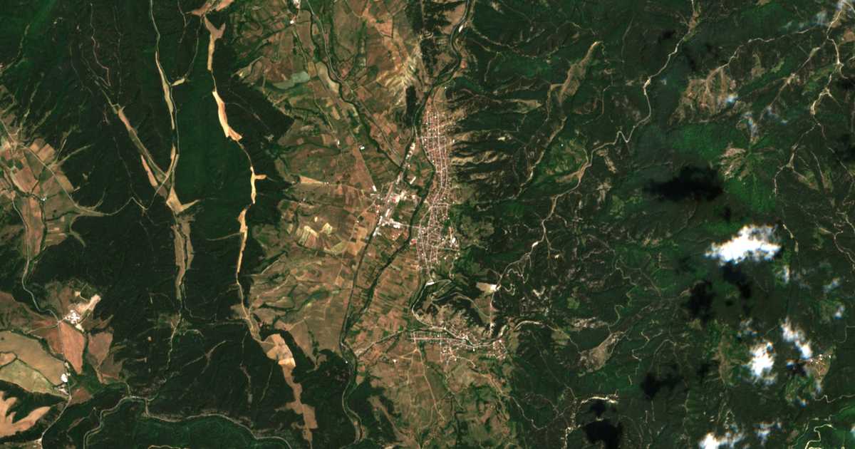 Mapa por satélite de Kraište