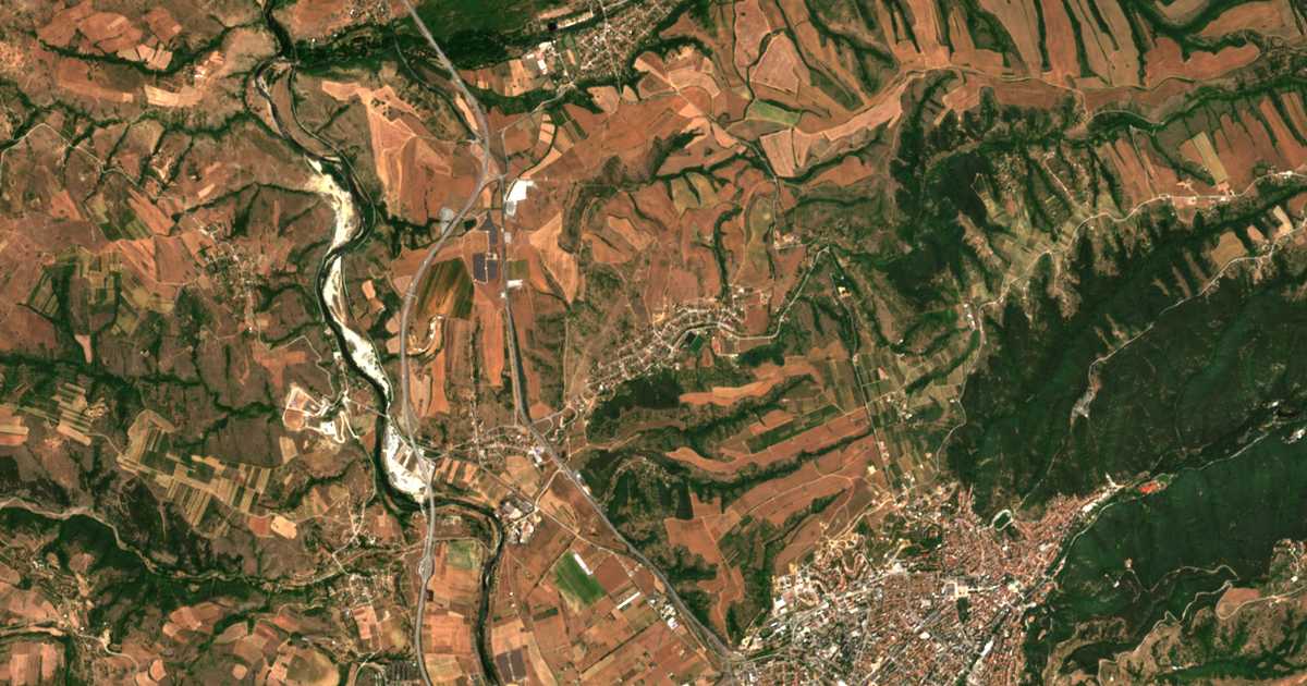 Mapa por satélite de Rilci