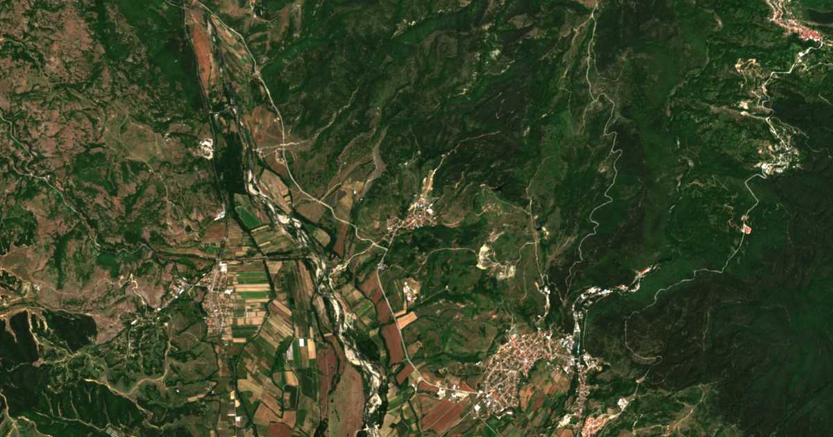 Mapa por satélite de Baldevo