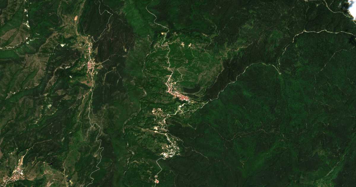Mapa por satélite de Gorno Drjanovo