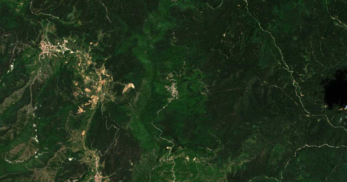 Mapa por satélite de Kovačevica