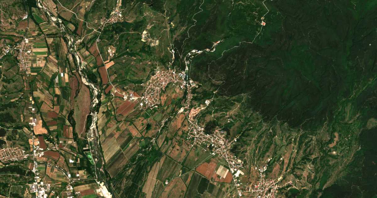 Mapa por satélite de Marčevo