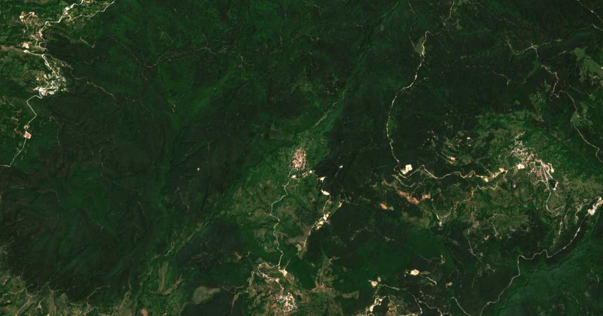 Mapa por satélite de Oreše