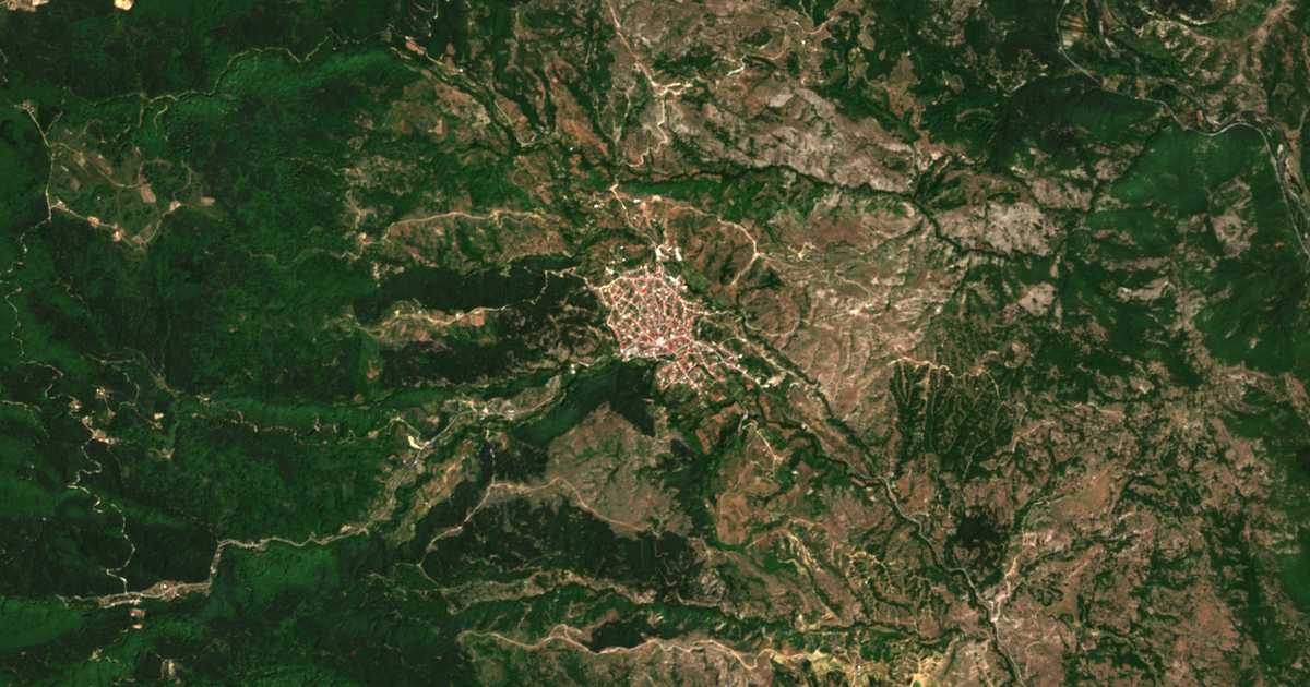 Mapa por satélite de Breznica
