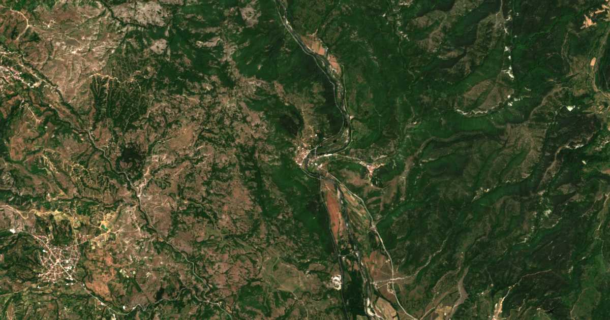 Mapa por satélite de Gospodinci