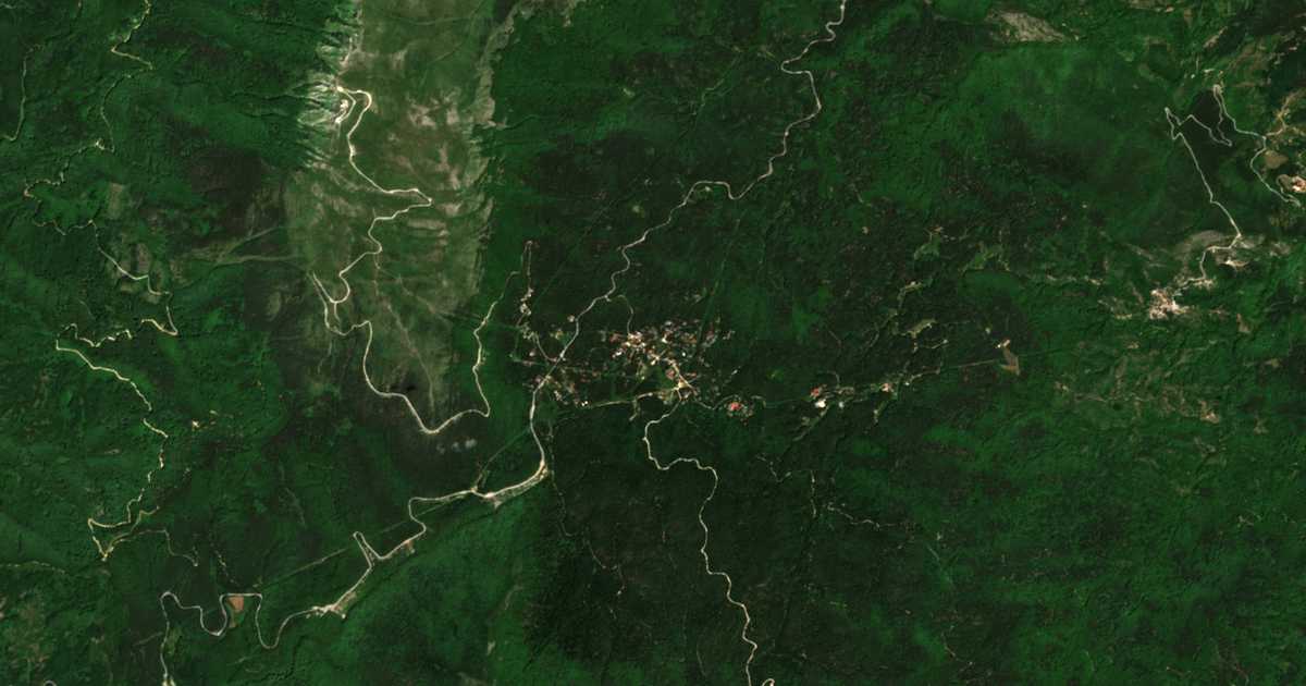 Mapa por satélite de Popovi livadi