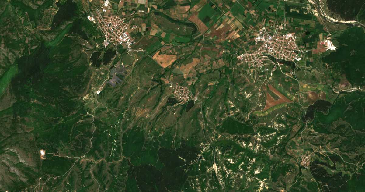 Mapa por satélite de Sadovo
