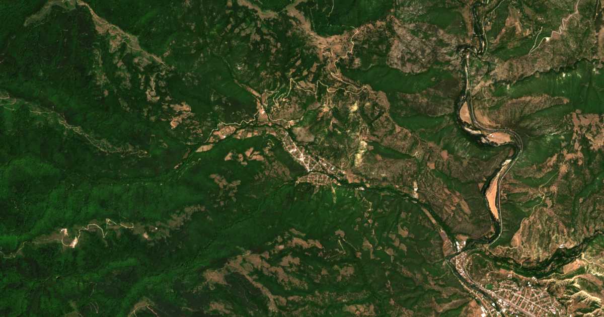 Mapa por satélite de Gorna Breznica