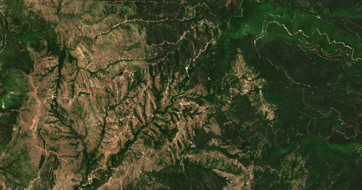 Mapa por satélite de Oštava