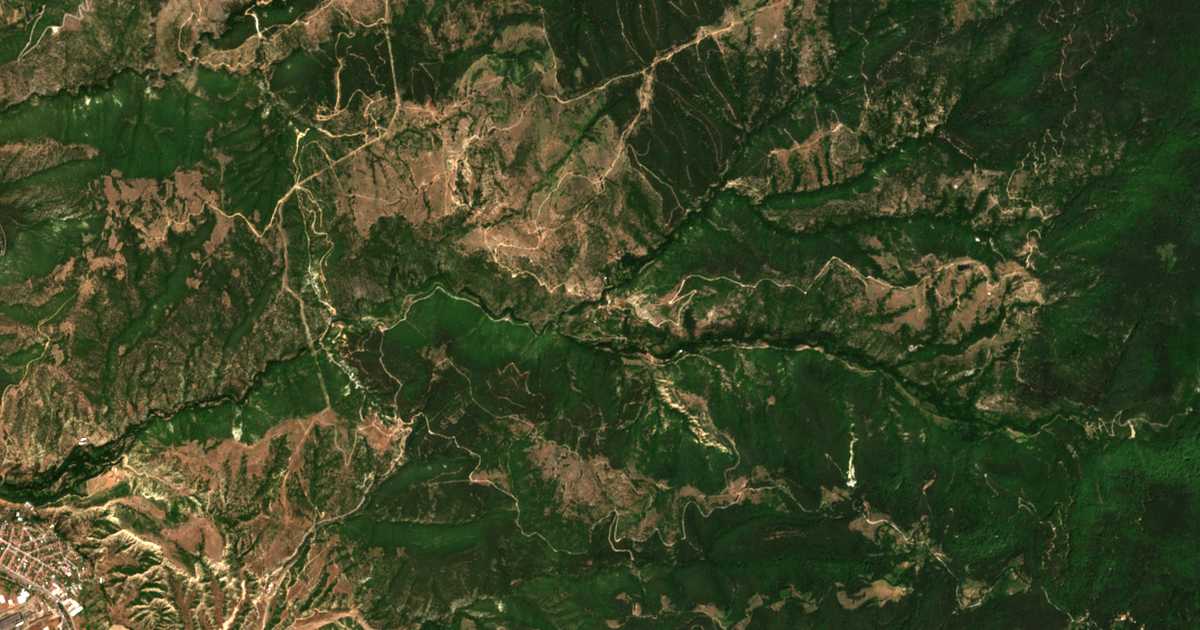 Mapa por satélite de Vlahi