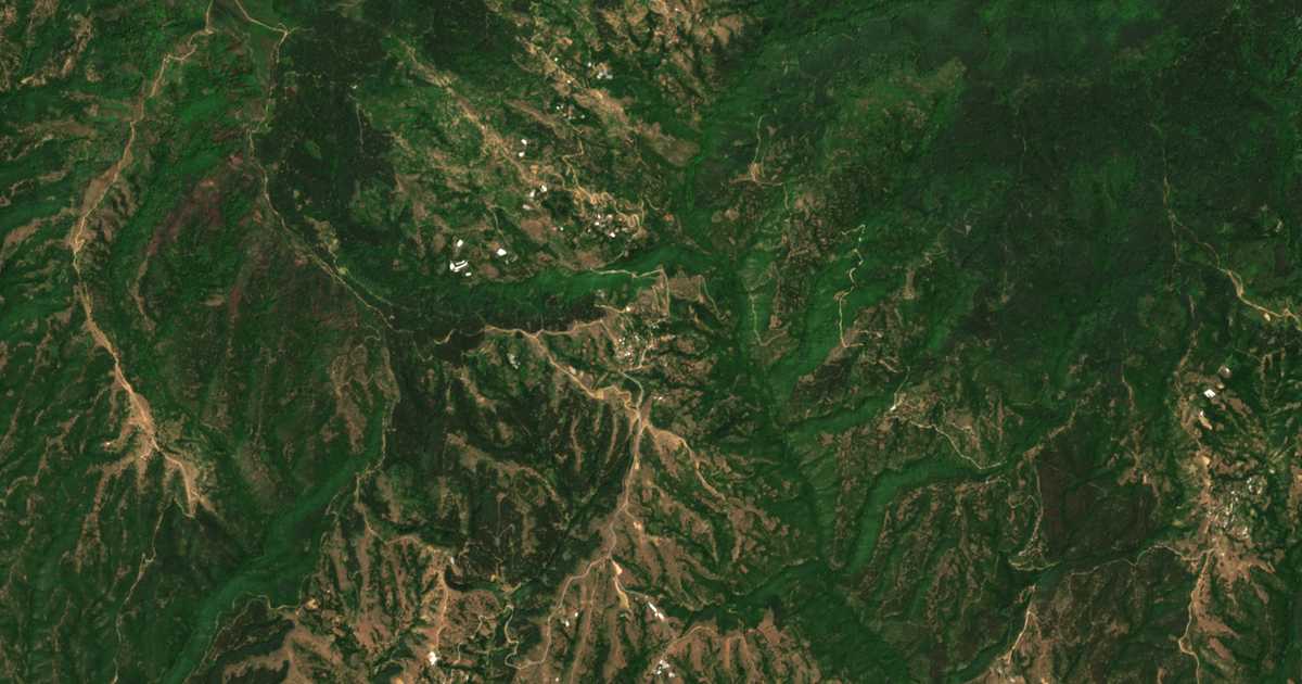 Mapa por satélite de Gega