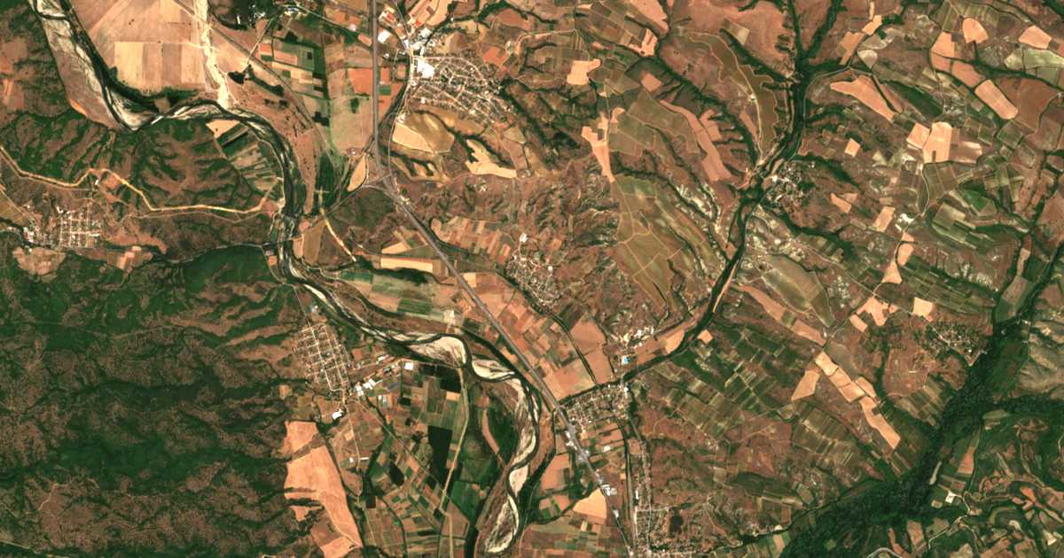 Mapa por satélite de Marino Pole