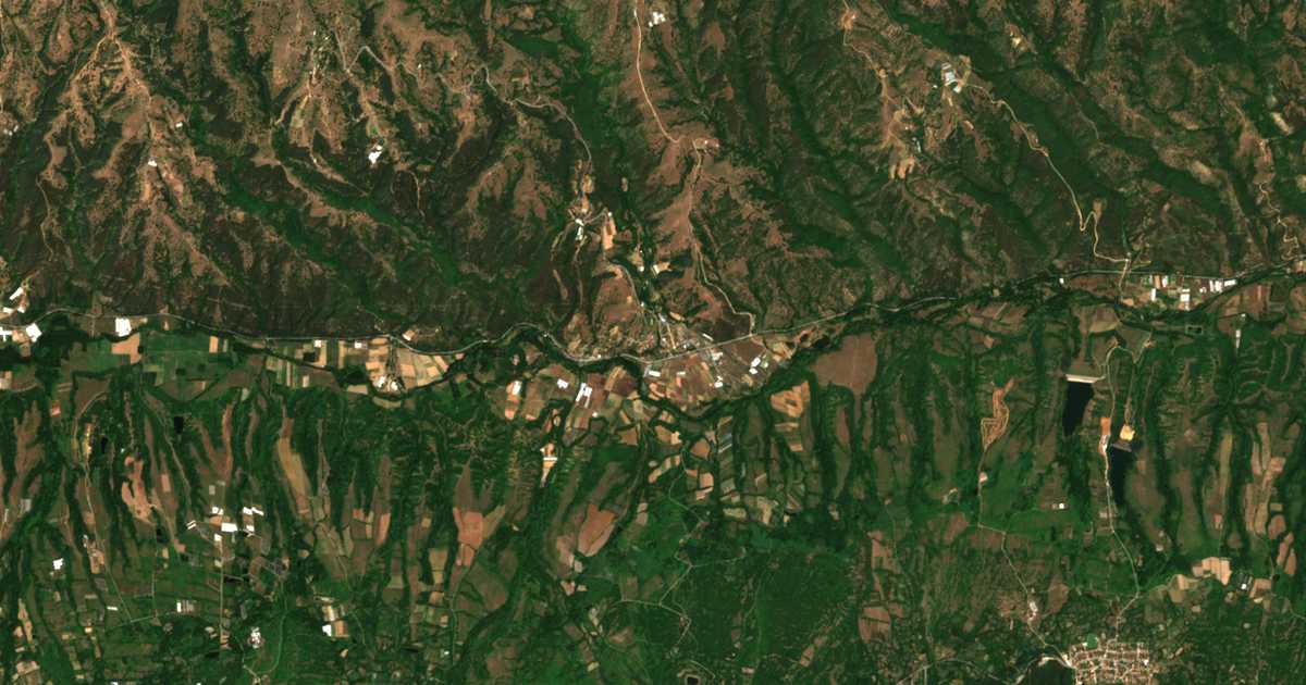 Mapa por satélite de Strumešnica