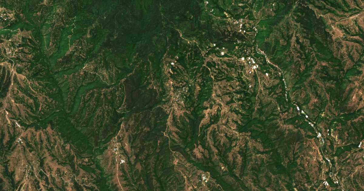 Mapa por satélite de Višlene