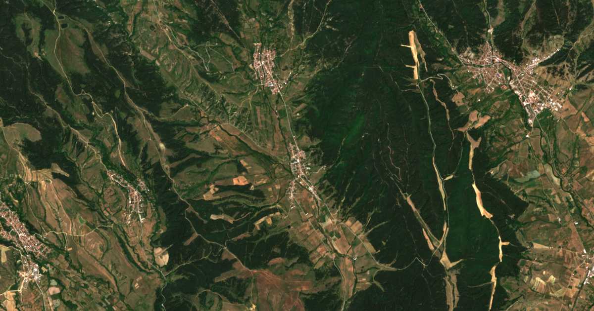 Mapa por satélite de Dolno Draglište