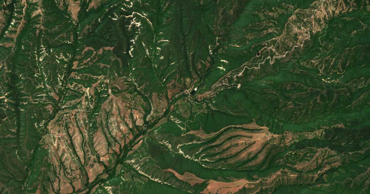 Mapa por satélite de Gorno Spančevo