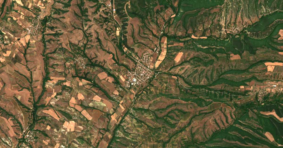 Mapa por satélite de Katunci