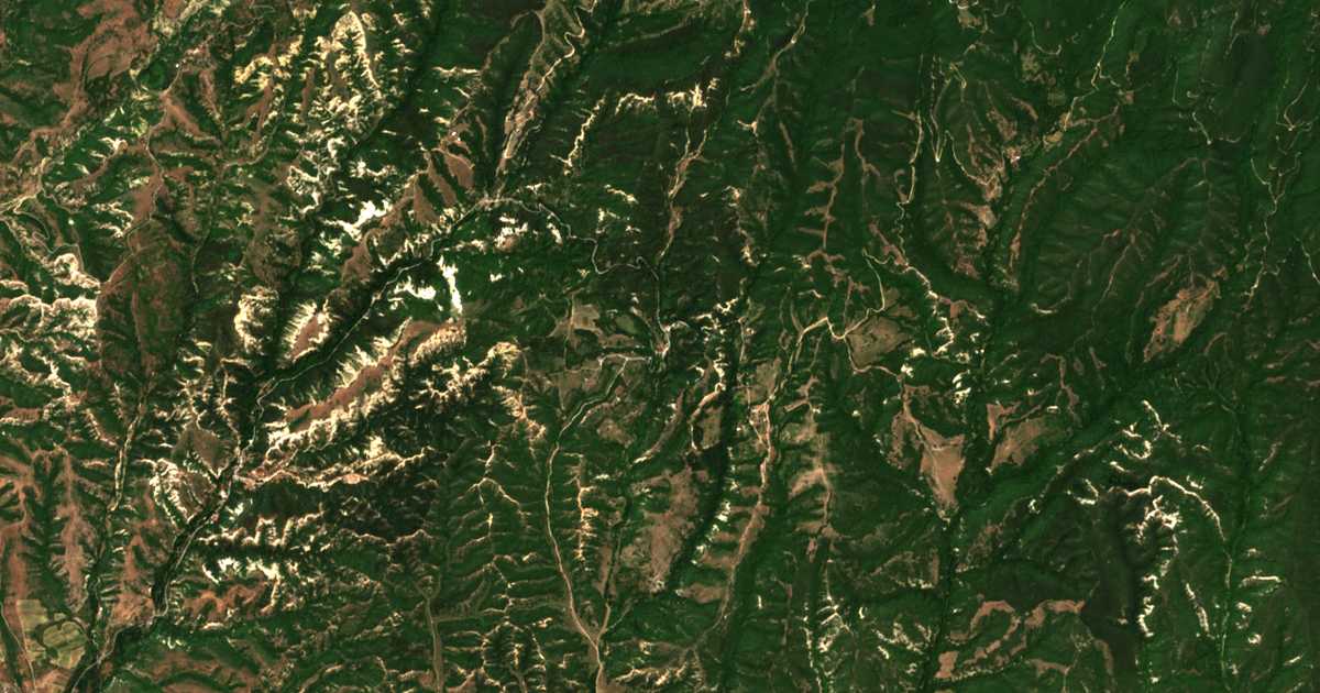 Mapa por satélite de Rožen