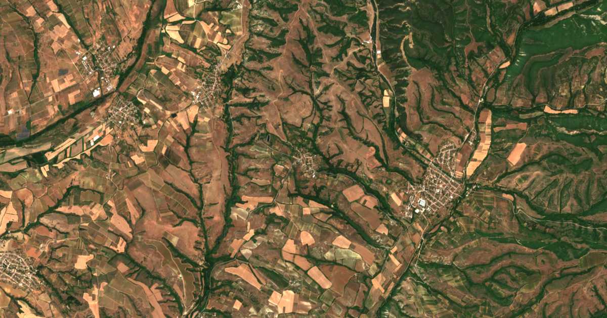 Mapa por satélite de Vranja