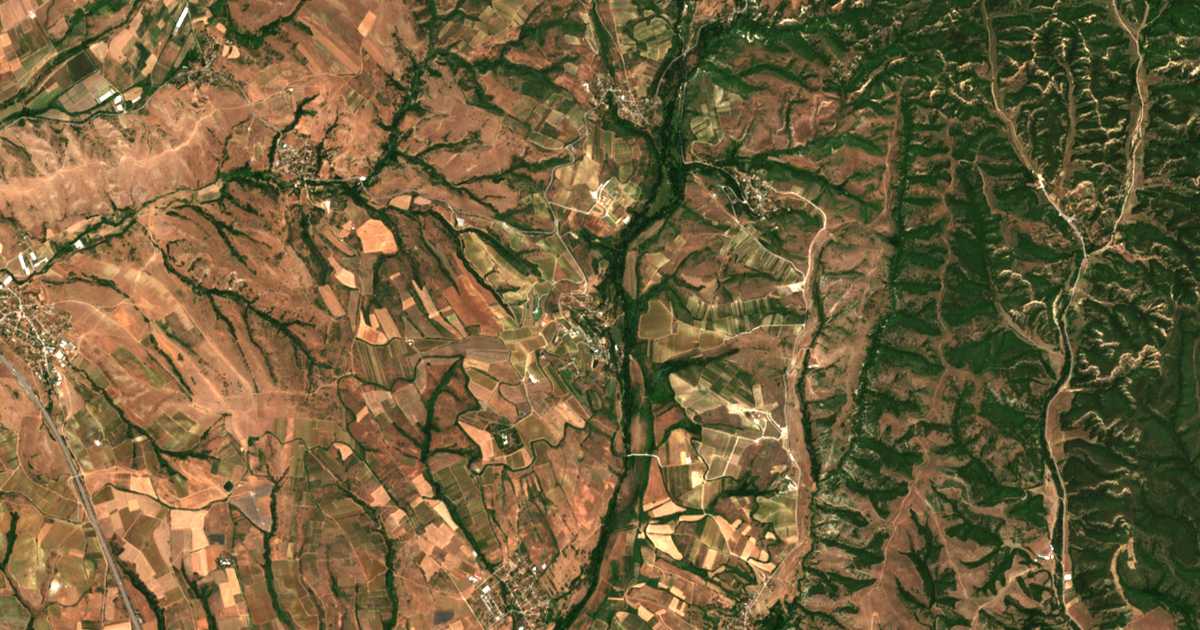 Mapa por satélite de Zornica