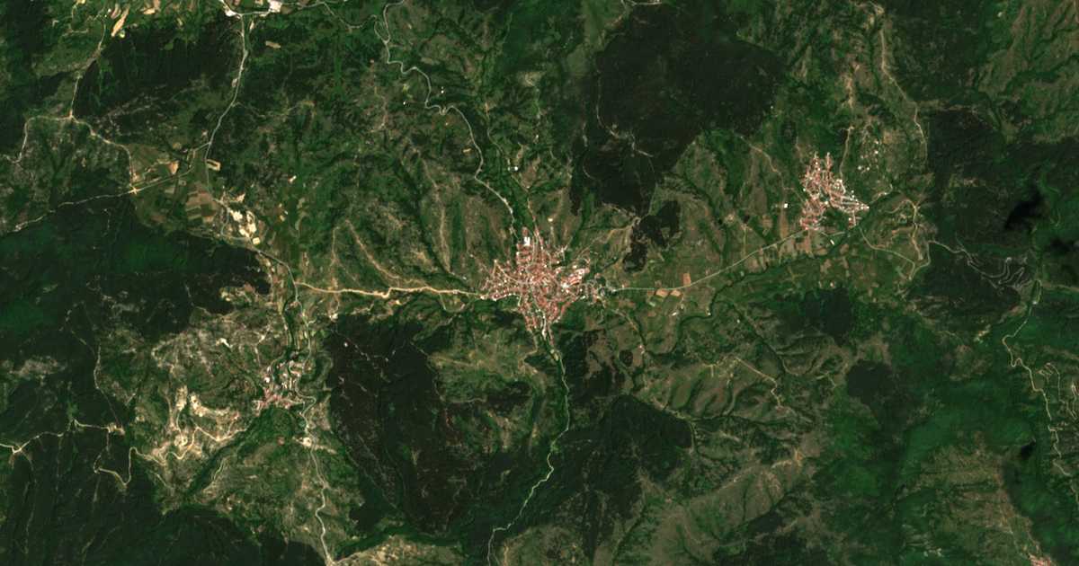 Mapa por satélite de Kochan