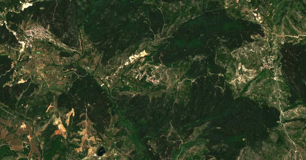 Mapa por satélite de Kribul