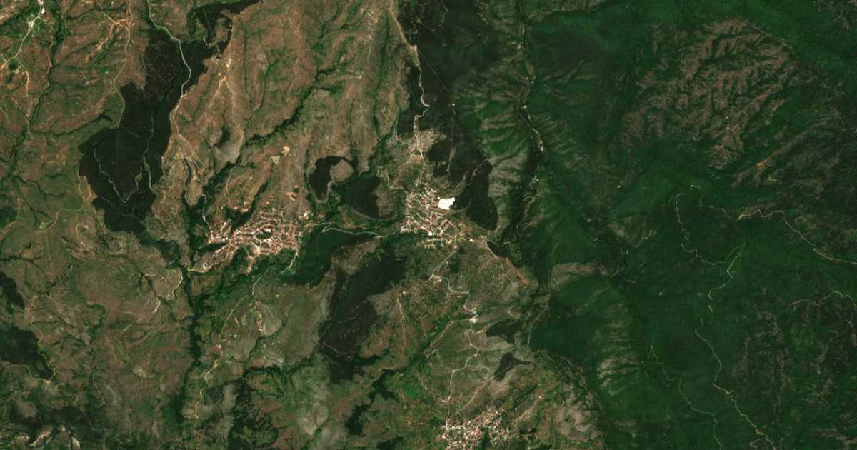 Mapa por satélite de Túhovishta