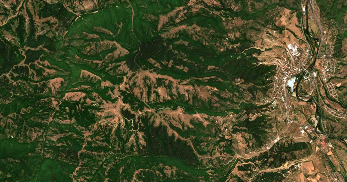 Mapa por satélite de Dokatičevo