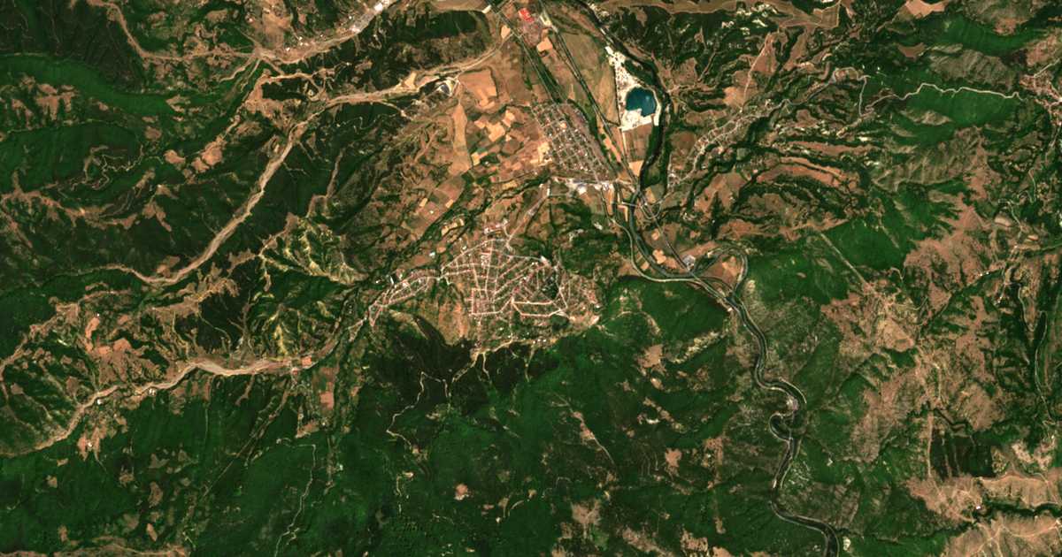 Mapa por satélite de Krupnik