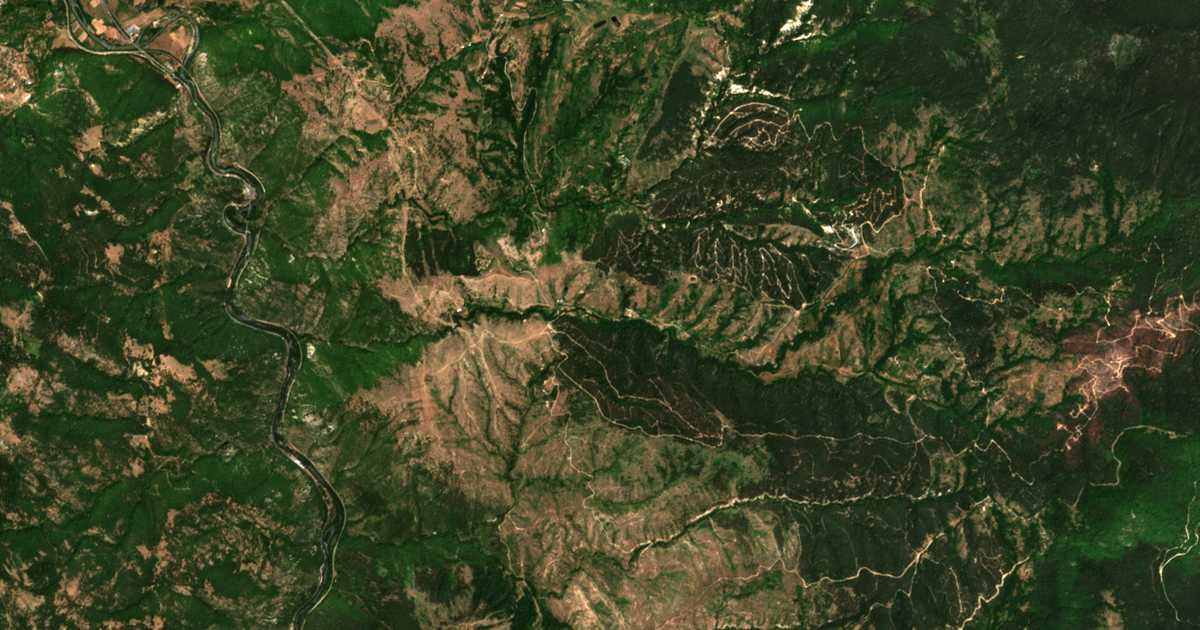 Mapa por satélite de Mečkul