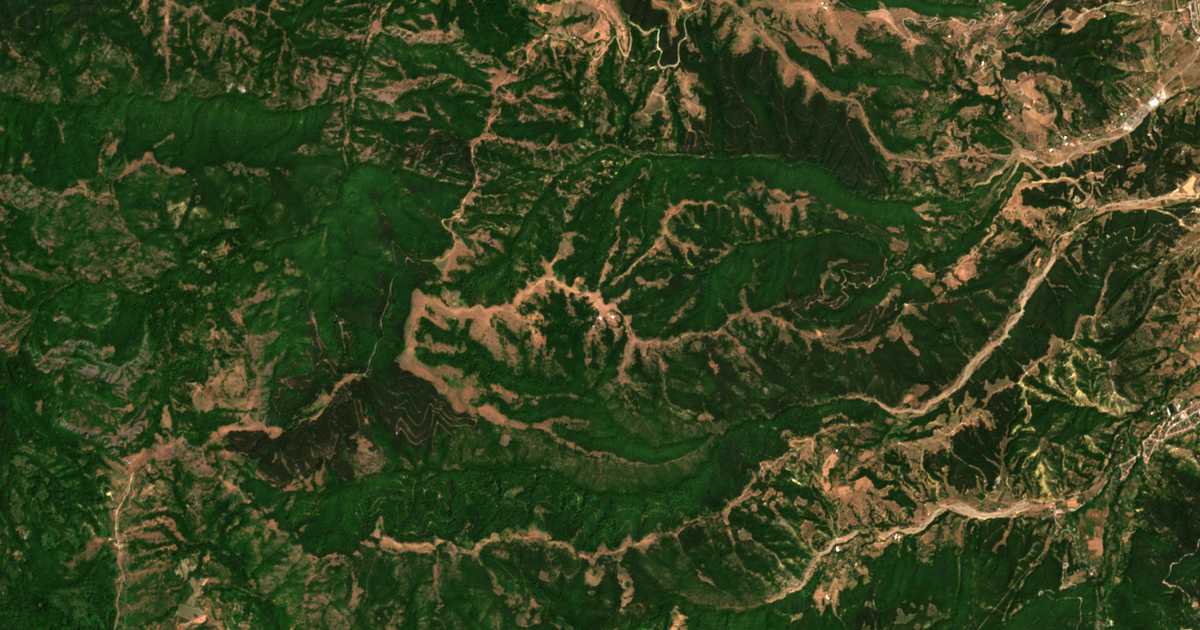 Mapa por satélite de Troskovo