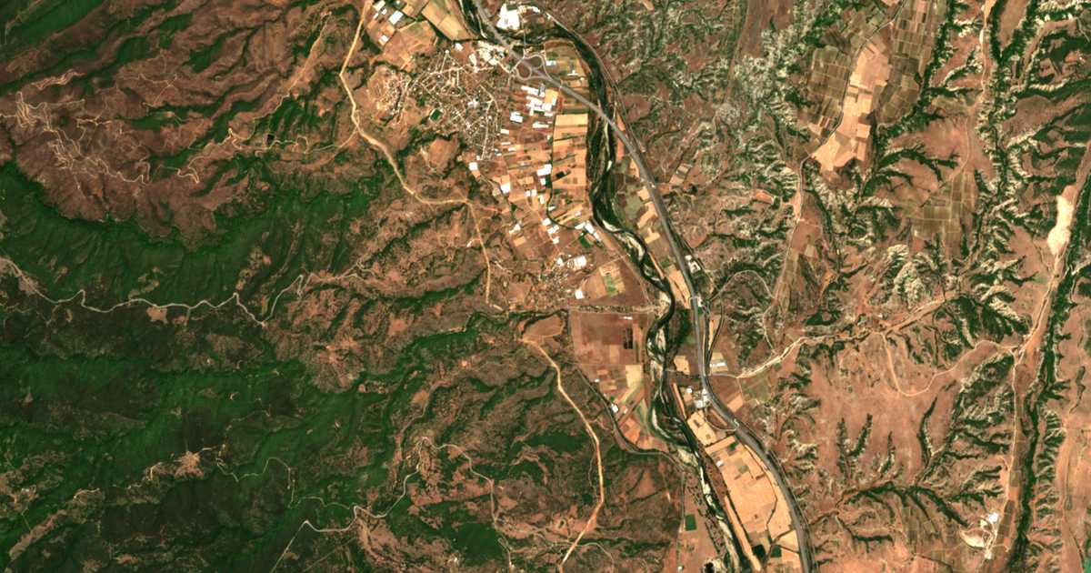 Mapa por satélite de Drakata