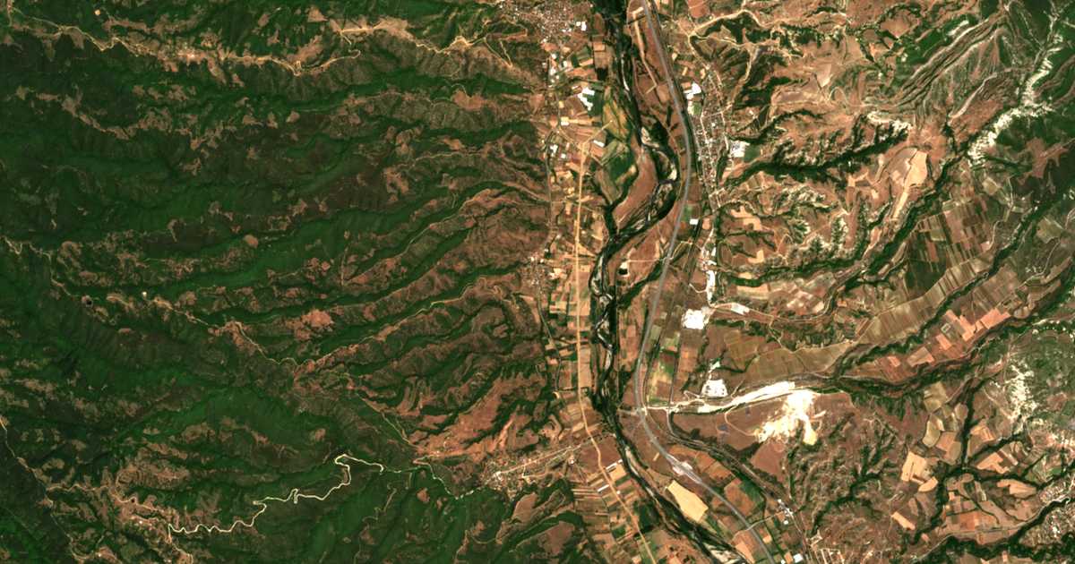 Mapa por satélite de Gorna Krušica