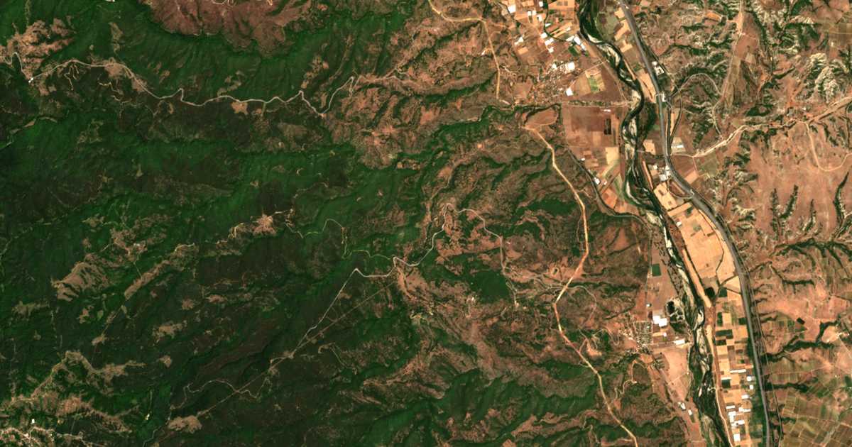 Mapa por satélite de Palat
