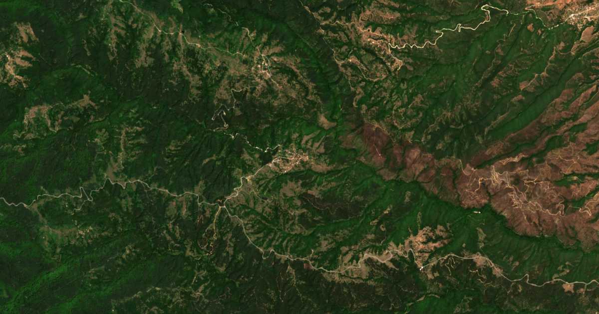 Mapa por satélite de Caparevo