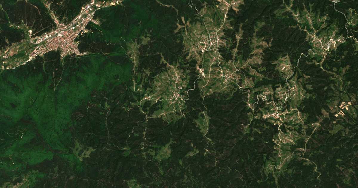 Mapa por satélite de Buncevo