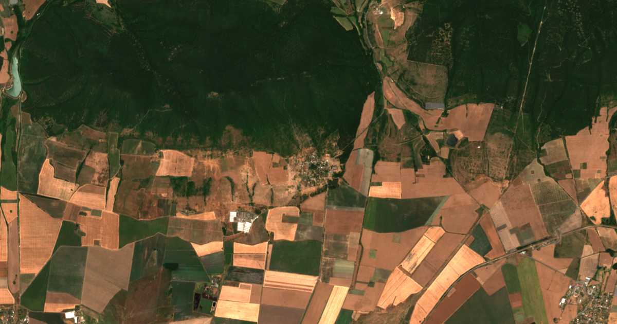 Mapa por satélite de Zimen