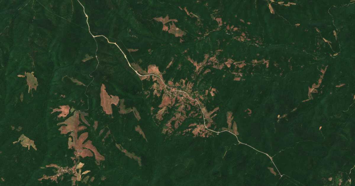 Mapa por satélite de Vizica