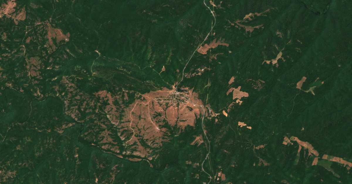 Mapa por satélite de Zvezdec