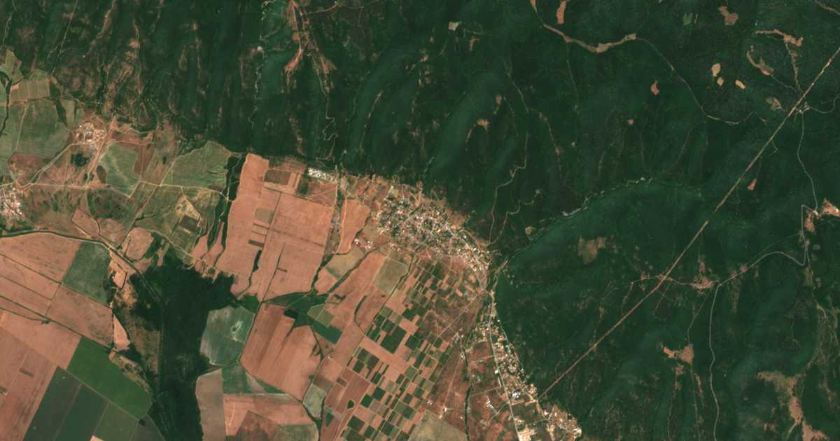 Mapa por satélite de Košarica