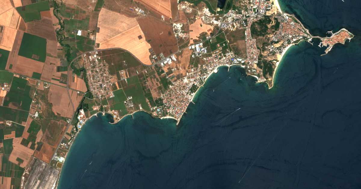Mapa por satélite de Ravda