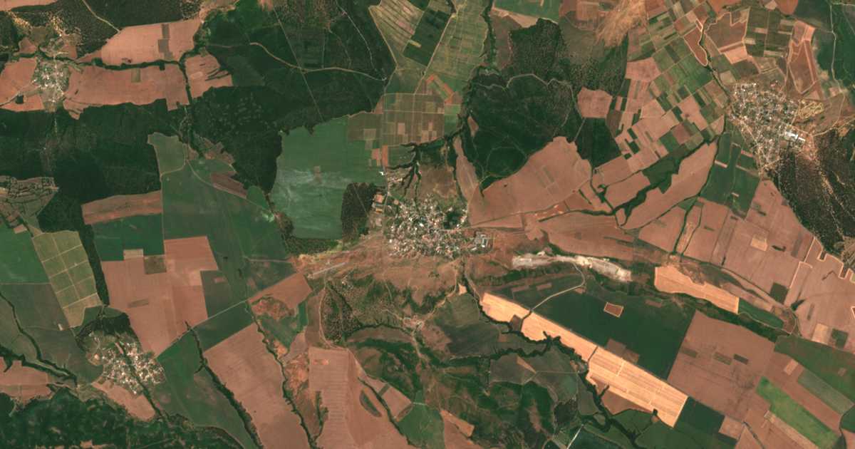 Mapa por satélite de Bata