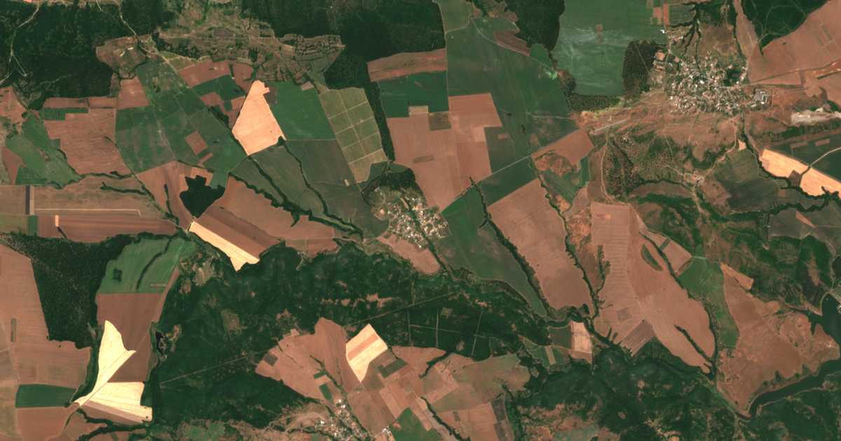Mapa por satélite de Belodol