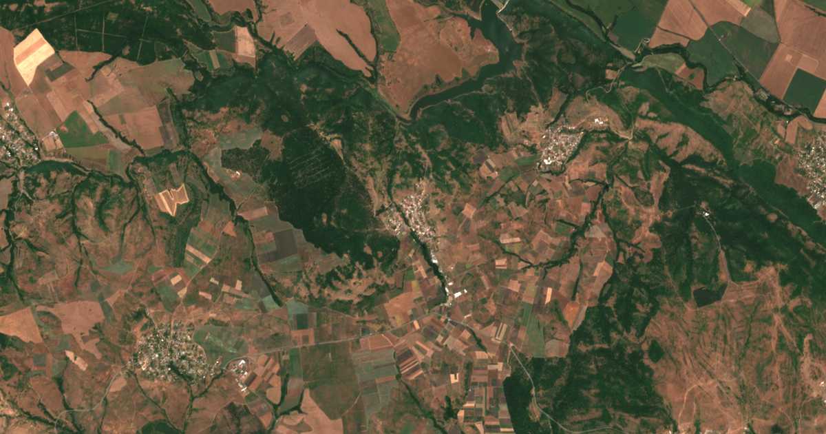 Mapa por satélite de Dǎbnik