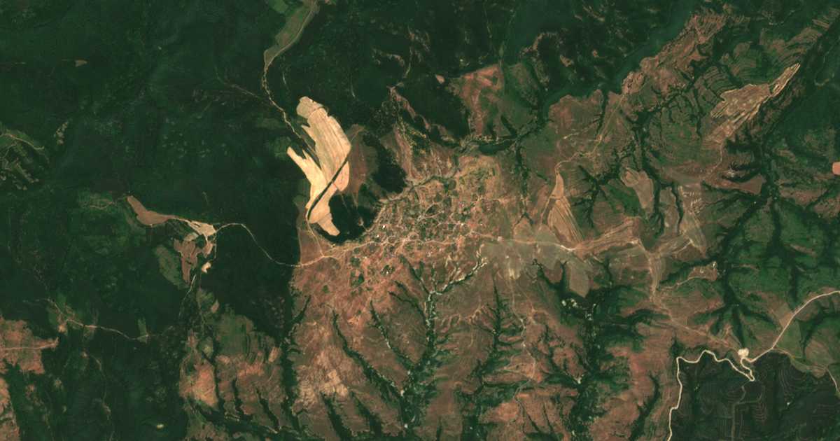 Mapa por satélite de Kozičino