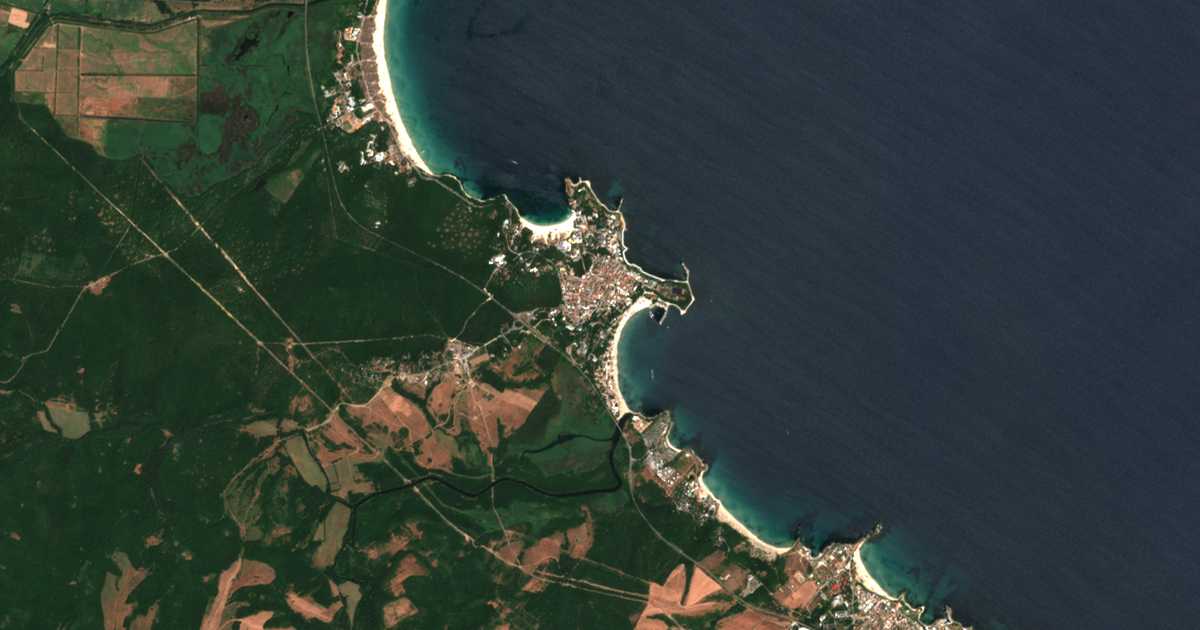 Mapa por satélite de Kiten