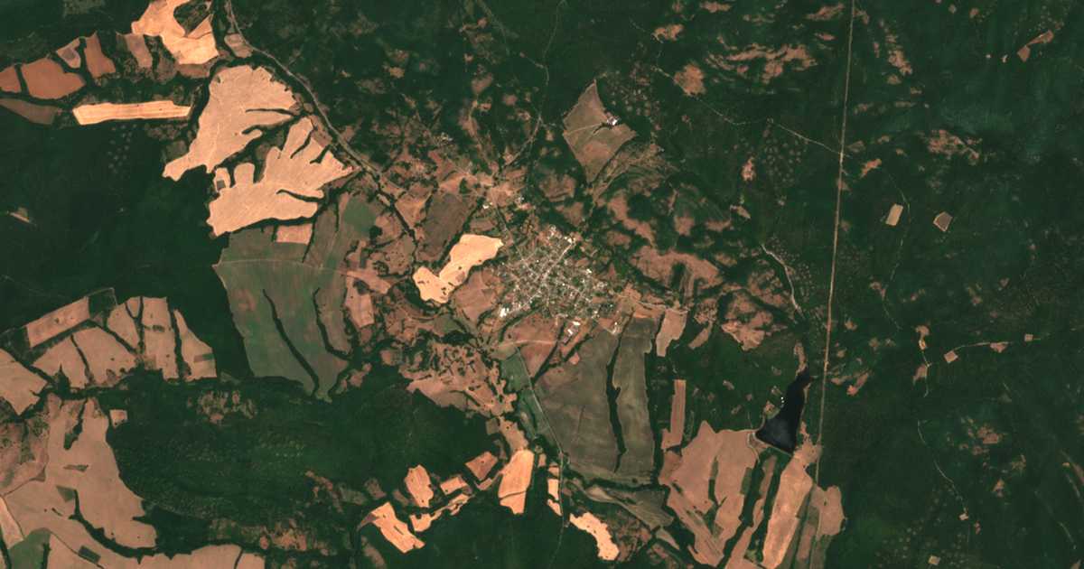 Mapa por satélite de Veselie